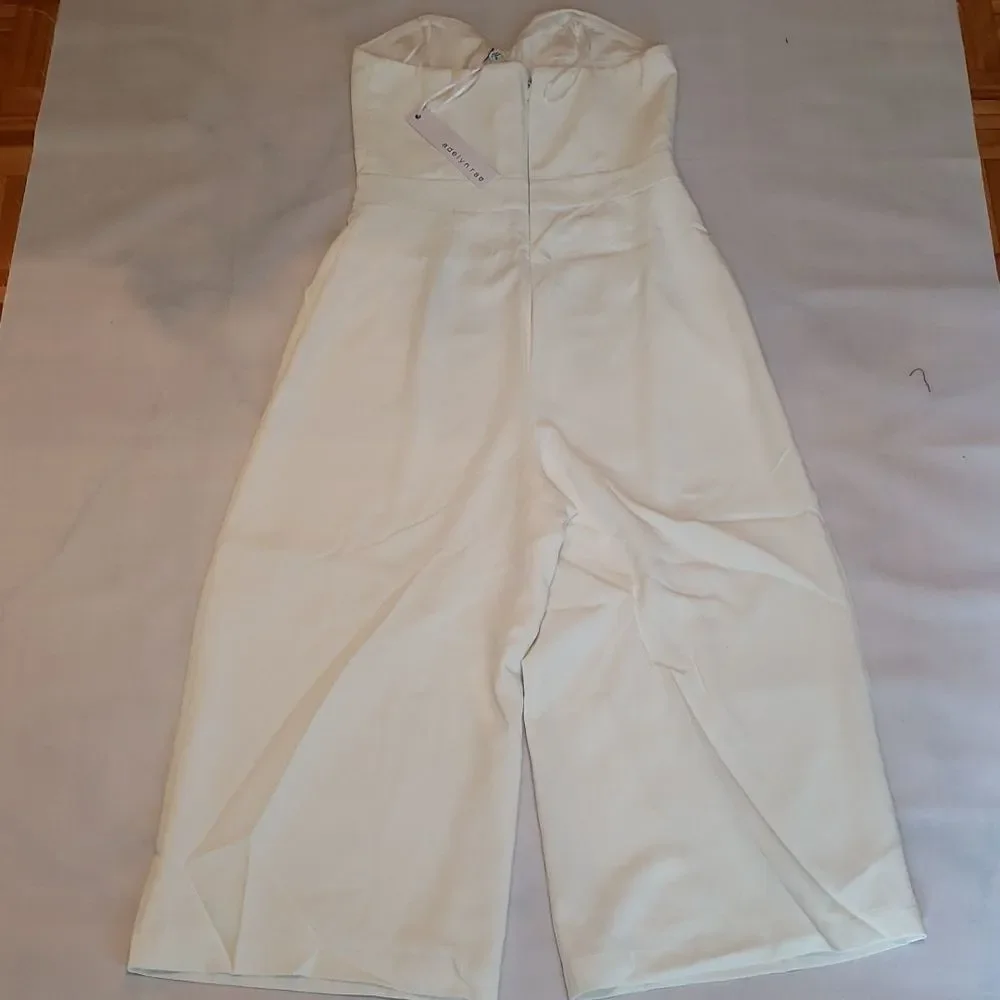 Adelyn Rae Women's Julian Strapless Culotte Jumpsuit - Picture 2 of 7